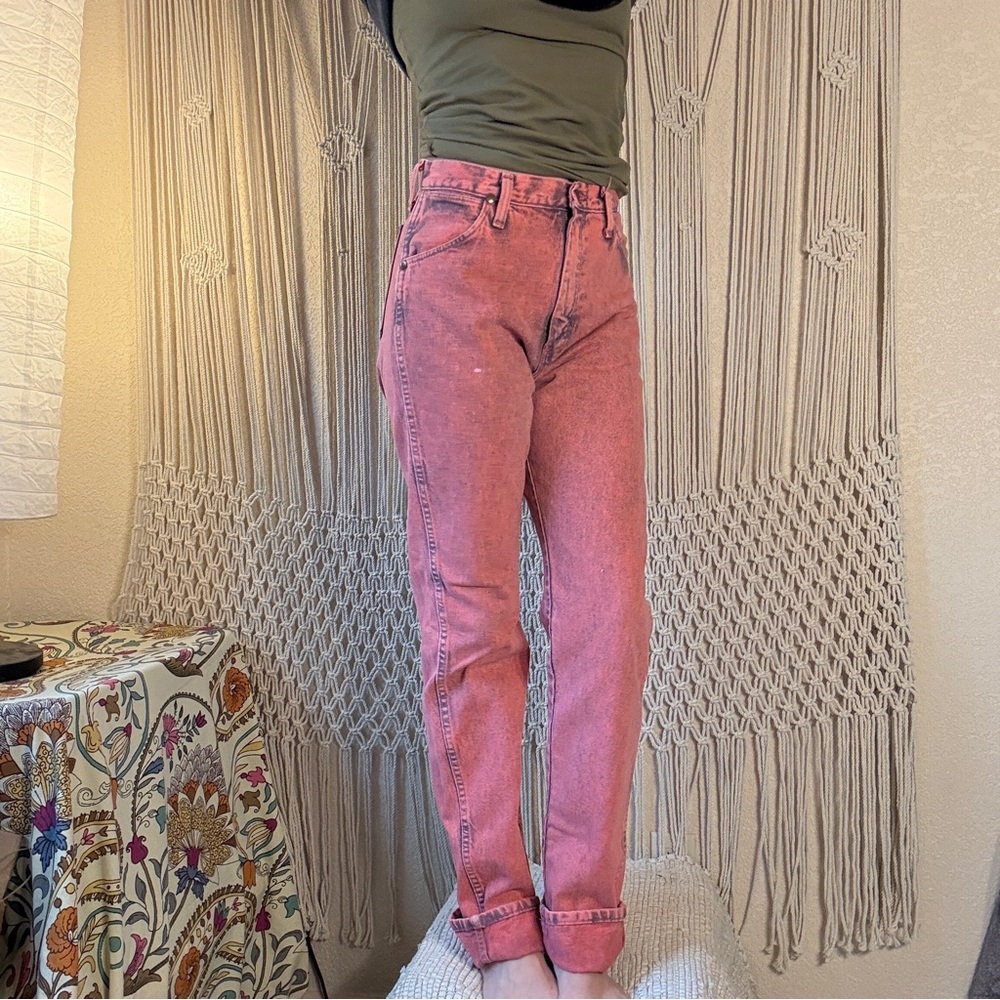 Wrangler High Waist acid wash jeans